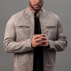 Fine quality cow leather jacket